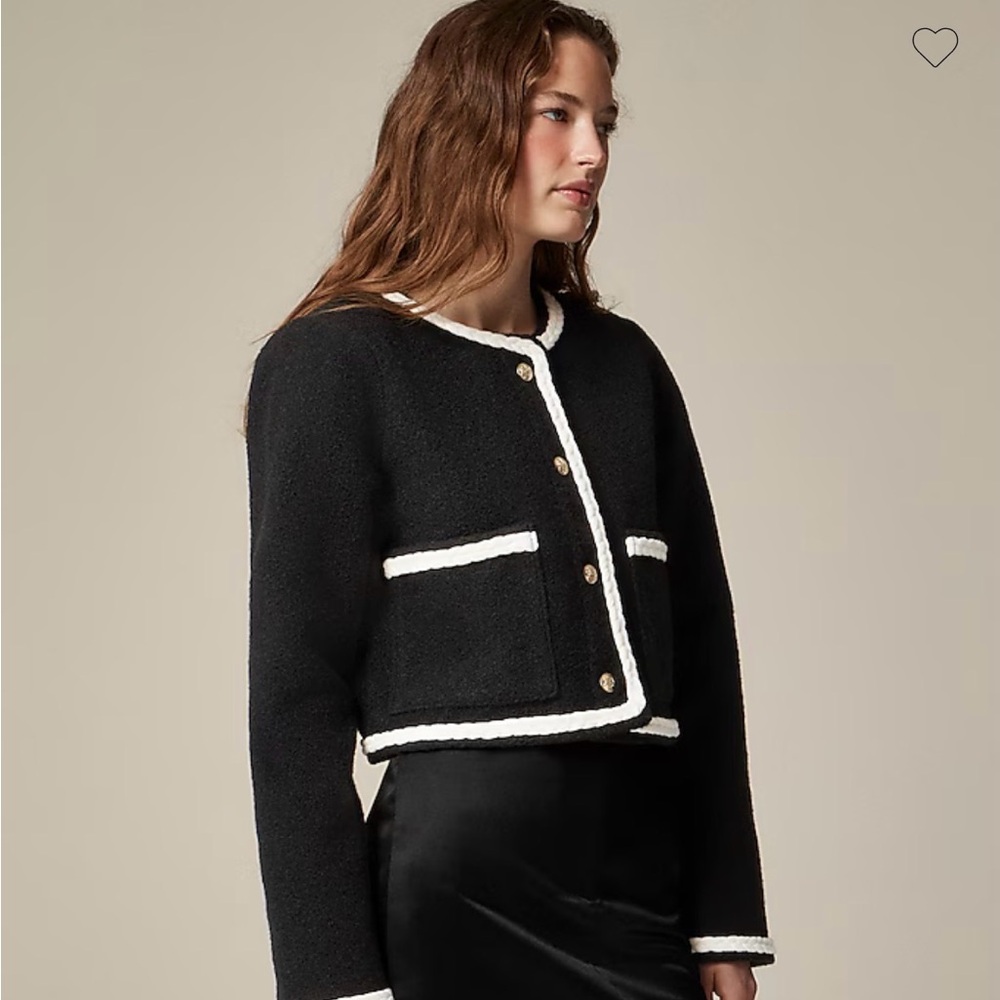 J. Crew Black and White Blazer